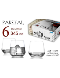 WATER GLASSES 345cc 6 pieces