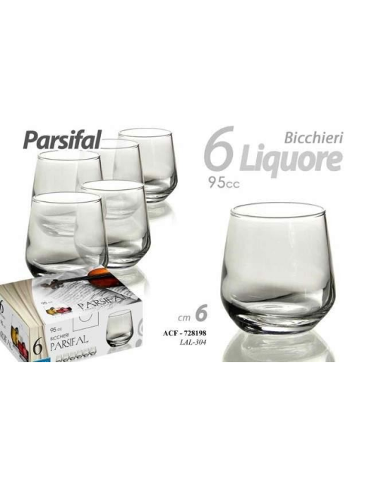 BICCHIERI LIQUORE 6 pezzi
