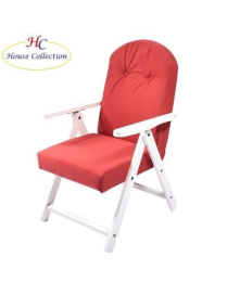 Poltrona Siena Molisana, Bianco Rosso, 60x50x110 cm
