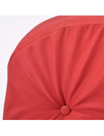 Poltrona Siena Molisana, Bianco Rosso, 60x50x110 cm