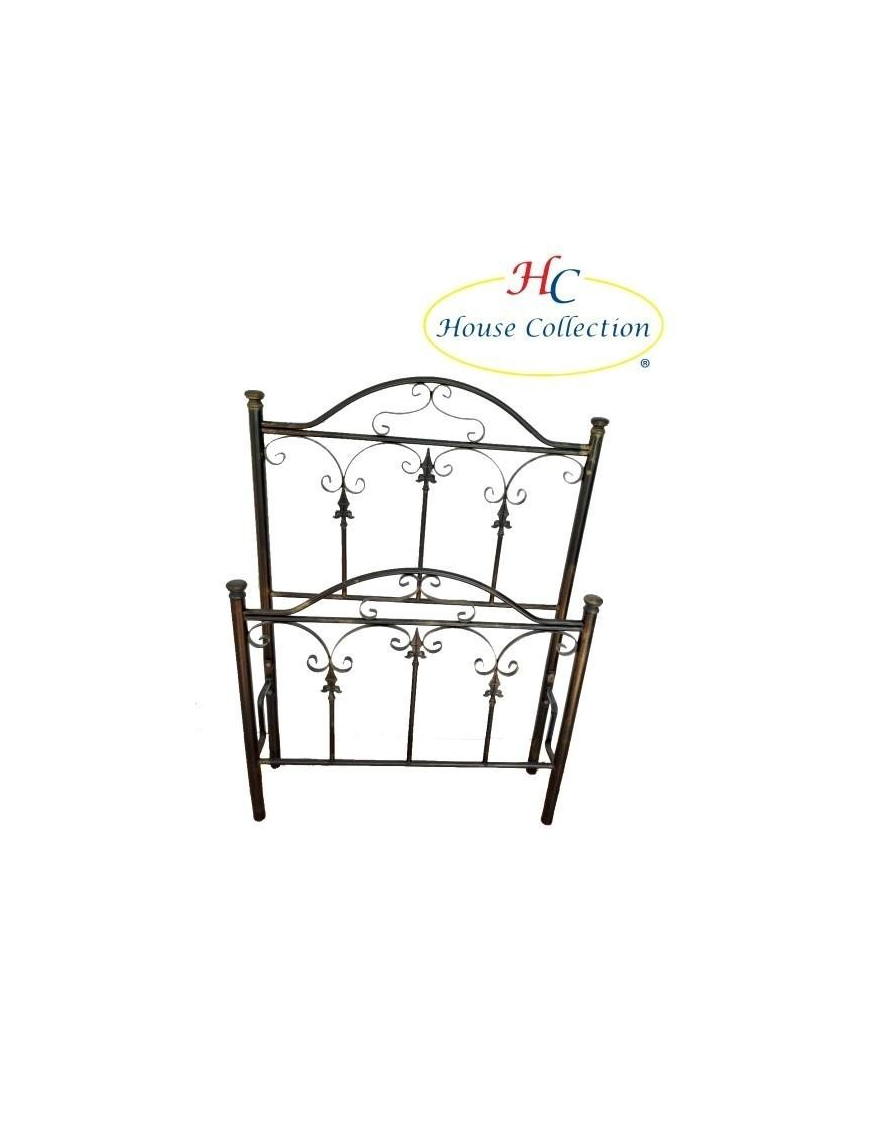 LETTO FRECCIA NERO SFUM ORO  1 PIAZ E