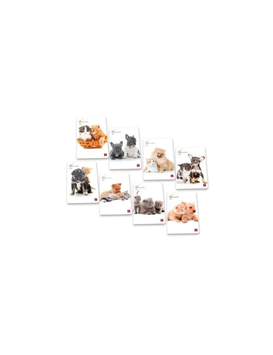 MAXI SWEET PUPPY NOTEBOOK 42 SHEETS 80gr 1 LINE