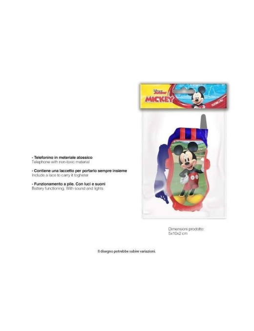 MICKEY TELEFONO A PILE