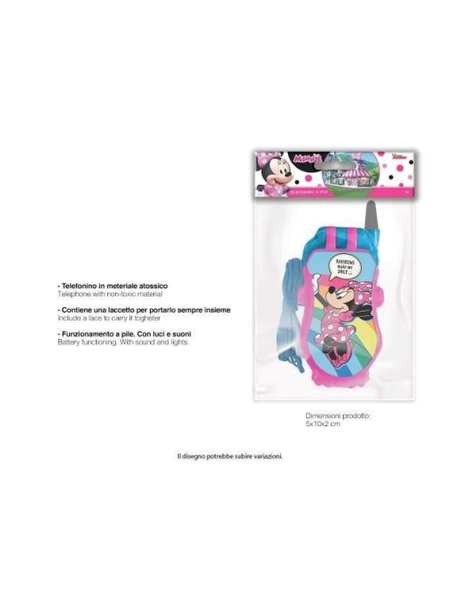 MINNIE TELEFONO A PILE