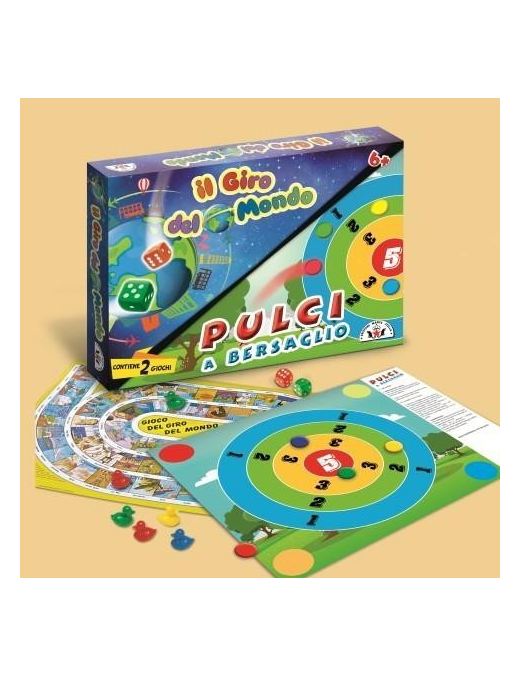 GIOCO GIRO DEL MONDO/PULCI BERSAGLIO