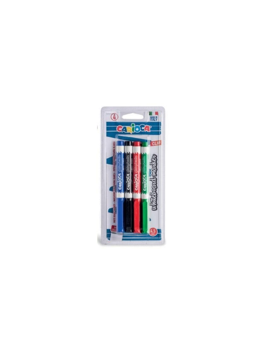 CARIOCA ASSORTED BLACKBOARD MARKERS 4 pieces