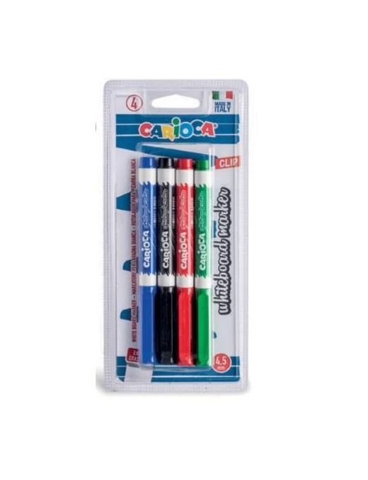 CARIOCA PENNARELLI LAVAGNE ASSORTITI 4pezzi