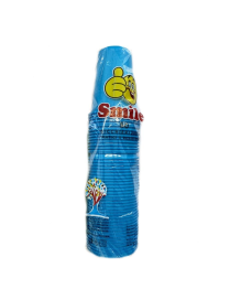 SMILE BICCHIERI 200cc CONFEZIONE 50 PEZZI AZZURRI