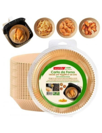 MOVIDA CARTA FORNO PER FRIGGITRICE DIAMETRO 20 CENTIMETRI 50 PEZZI