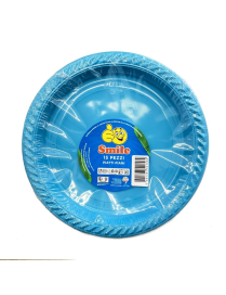 SMILE DINNER PLATE PACK OF 15 BLUE PIECES