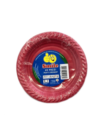 SMILE PIATTO FRUTTA CONFEZIONE 20 PEZZI ROSA