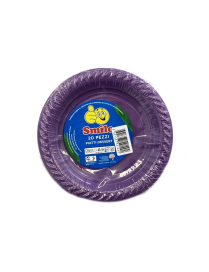 SMILE PIATTO FRUTTA CONFEZIONE 20 PEZZI VIOLA