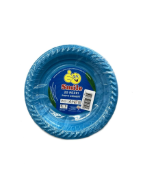 SMILE PIATTO FRUTTA CONFEZIONE 20 PEZZI AZZURRI