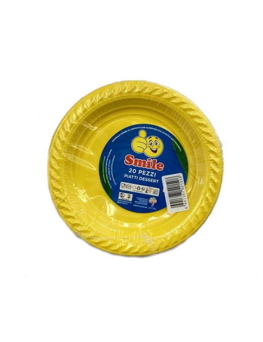 SMILE FRUIT PLATE PACK OF 20 YELLOW PIECES