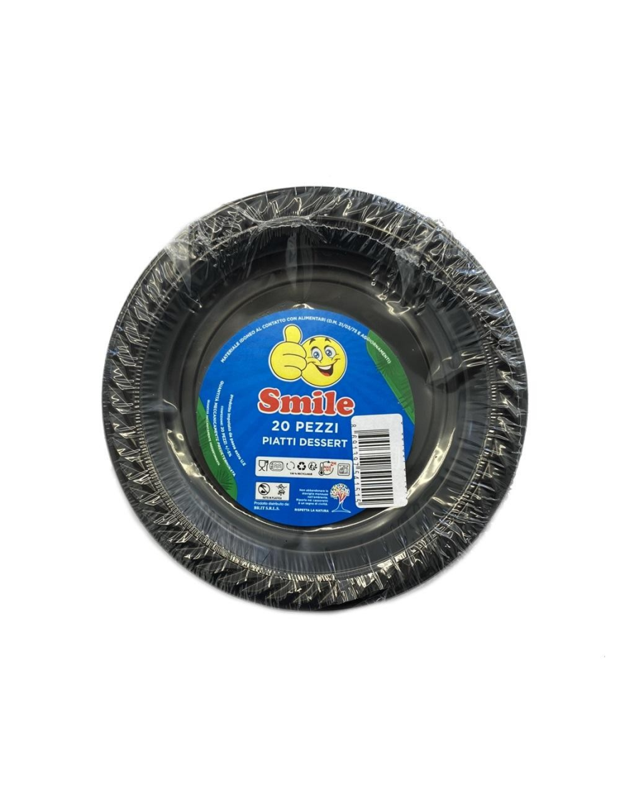 SMILE FRUIT PLATE PACK OF 20 BLACK PIECES