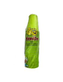 SMILE BICCHIERI 200cc CONFEZIONE 50 PEZZI VERDI