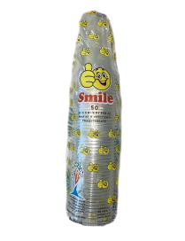 SMILE TRANSPARENT GLASS 350cc PACK OF 50 PIECES