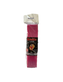 SMILE colore  ROSA COLTELLI CONFEZIONE 15 PEZZI