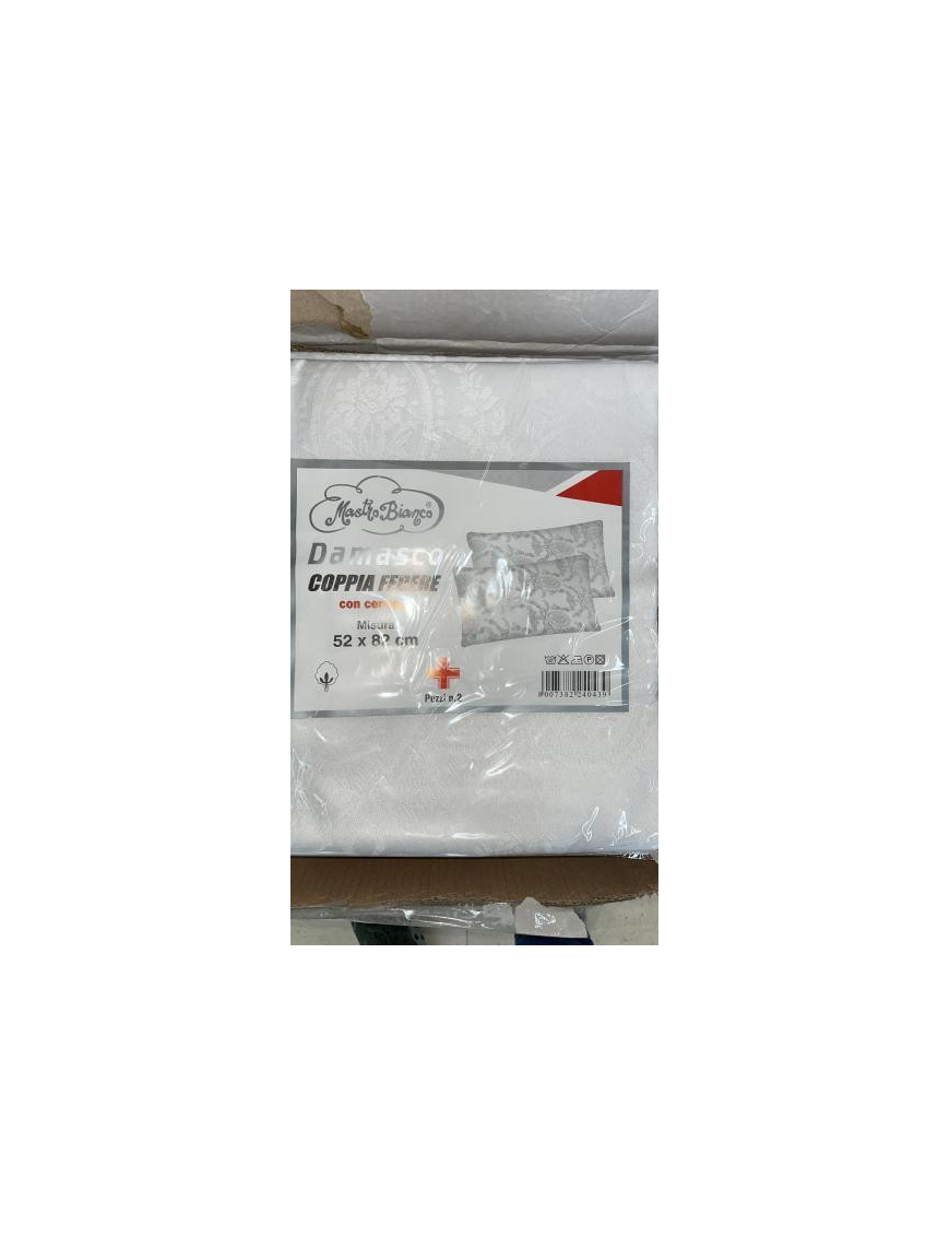 DAMASCO SUMMER FEDERE CUSCINI 52x82 2 PEZZI