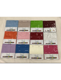 PLATINUM PLAIN COLOR PILLOWCASES 2 PIECES