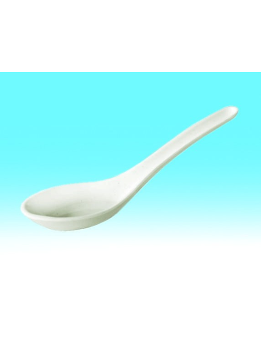 WHITE FINGER FOOD SPOON 14 CM