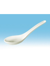 WHITE FINGER FOOD SPOON 14 CM