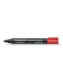 LUMOCOLOR RED ROUND TIP MARKER