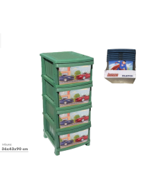 CASSETTIERA 4 CASSETTI 36x43x90 DECORAZIONE SUPERMAN