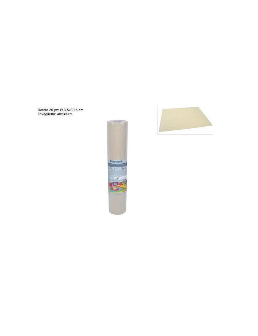 TNT TEAR-OUT PLACEMAT 30x40 CENTIMETERS CREAM