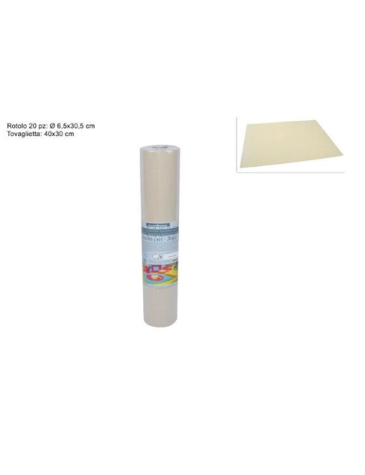 TNT TEAR-OUT PLACEMAT 30x40 CENTIMETERS CREAM
