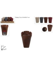 PLASTIC ASHTRAY AS 7.5x10.5 CENTIMETERS