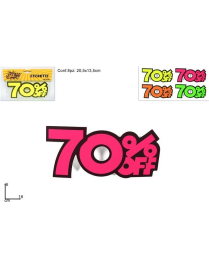 CARTONCINO SCONTO 70% 8 PEZZI