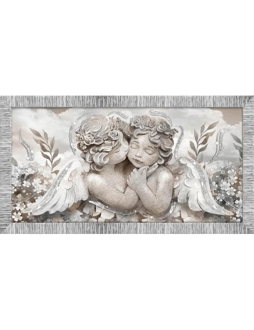 DIPINTO GIOVY 60x110 ANGELS IN FLOWER