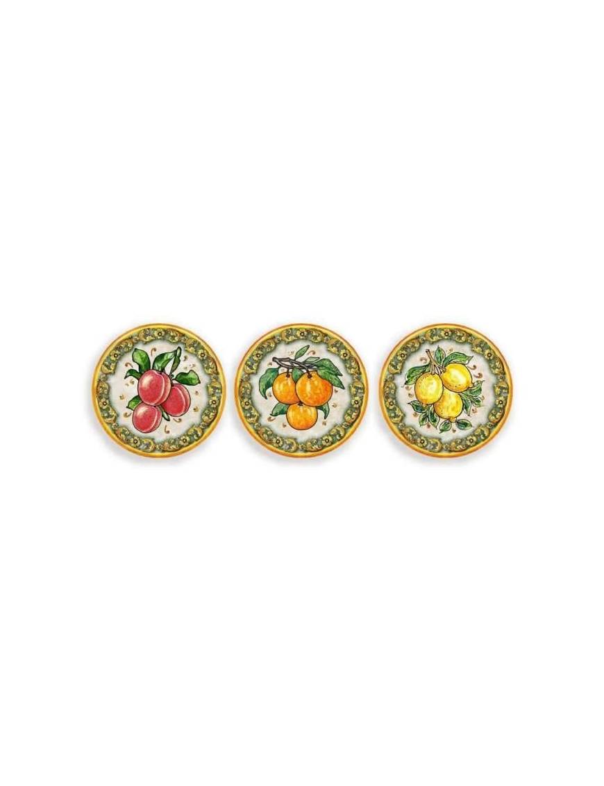 FRUIT LINE COASTER DIAMETER 10 CENTIMETERS