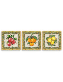 LINEA FRUIT SOTTOBICCHIERE 10x10 CENTIMETRI