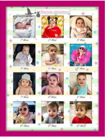 ESSENTIAL BABY MULTIFOTO 30x40 ROSA