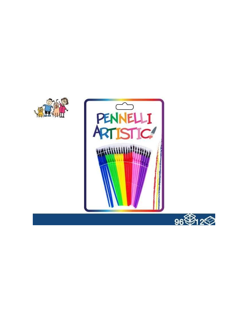 PENNELLI PLASTICA 24pezzi