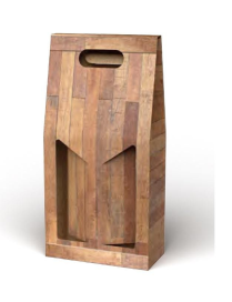 TEAK CESTELLO 2 BOTTIGLIE