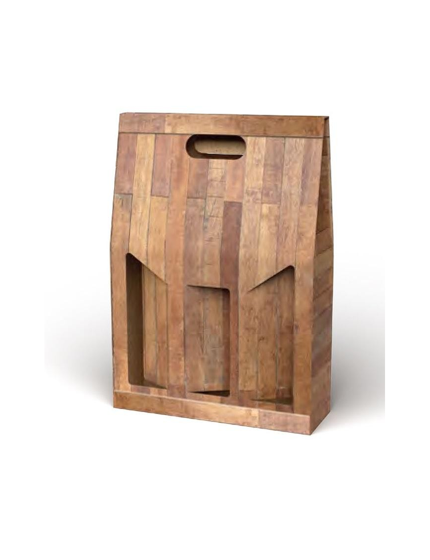 TEAK CESTELLO 3 BOTTIGLIE