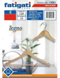 DOUBLE-USE WOODEN HANGER