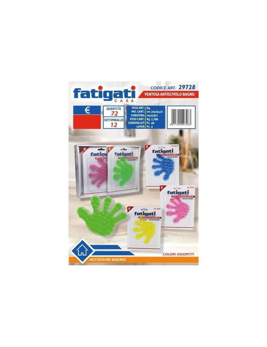 VENTOSA ANTISCIVOLO BAGNO