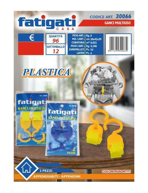 GANCI MULTIUSO 2 PEZZI