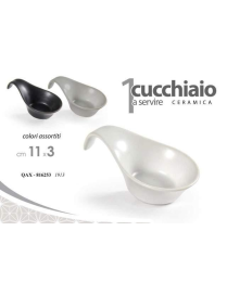 CUCCHIAINO CERAMICA A SERVIRE 11x3cm
