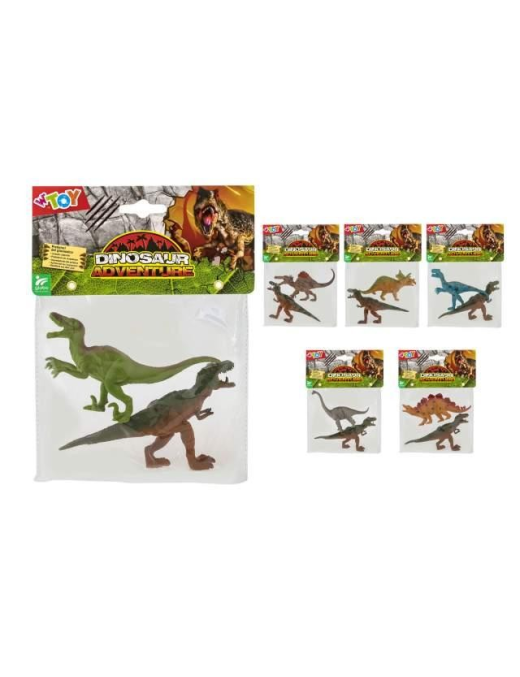 ANIMALI DINOSAURI 2 PEZZI