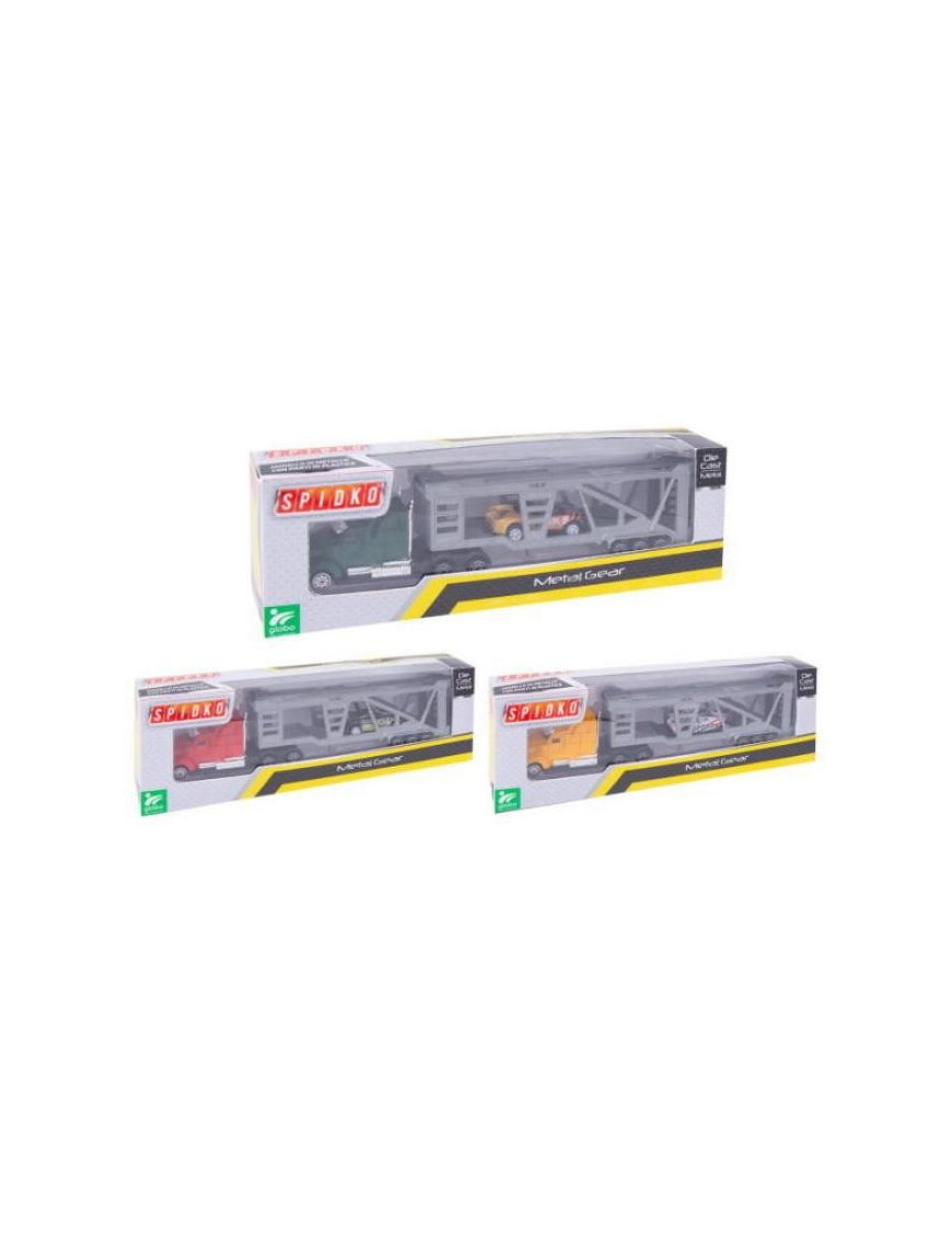 CAMION DIE CAST CON AUTO