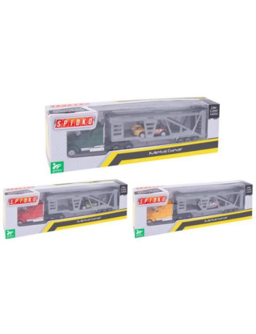 DIE CAST TRUCK WITH CAR