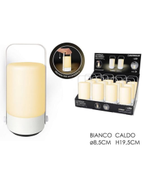 LANTERNA PUSH BIANCA 19 CENTIMETRI