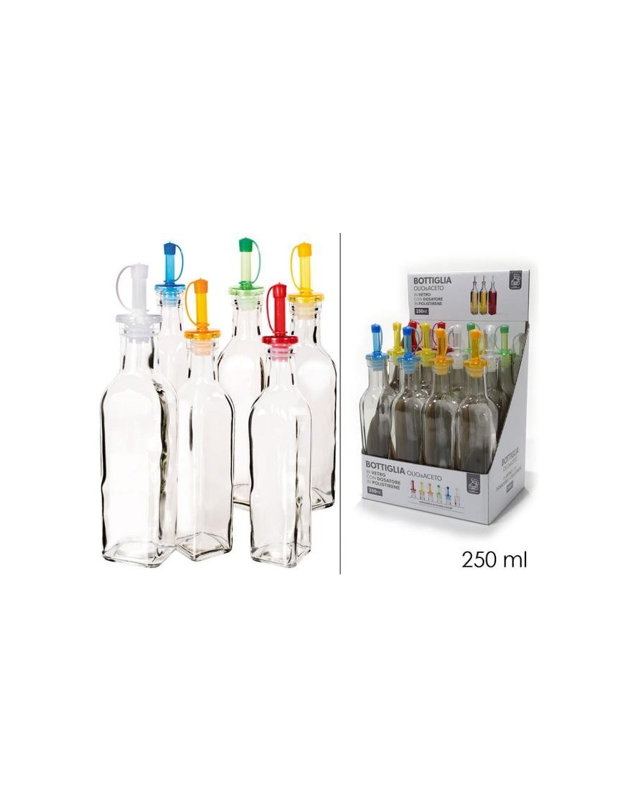 GLASS BOTTLE WITH DISPENSER