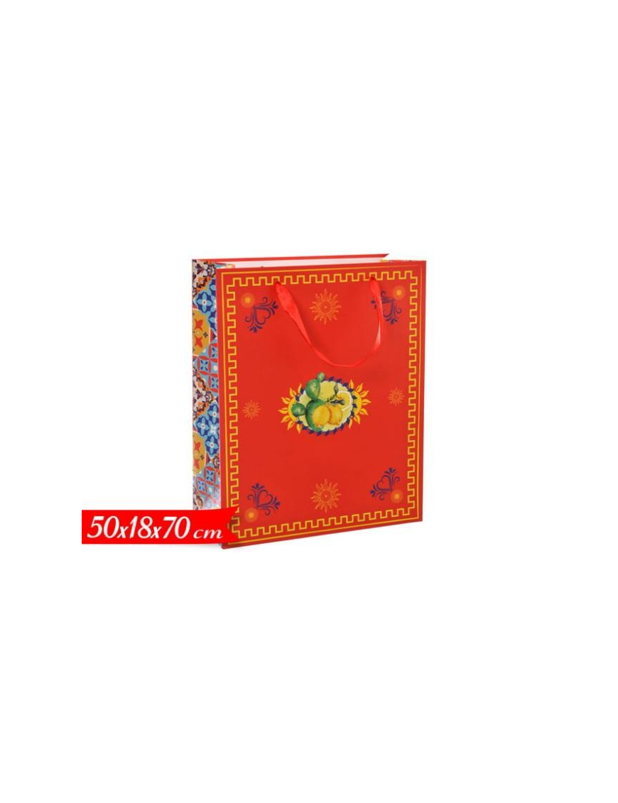 L.SICILY SHOPPER CARTA 50x70x18 446368