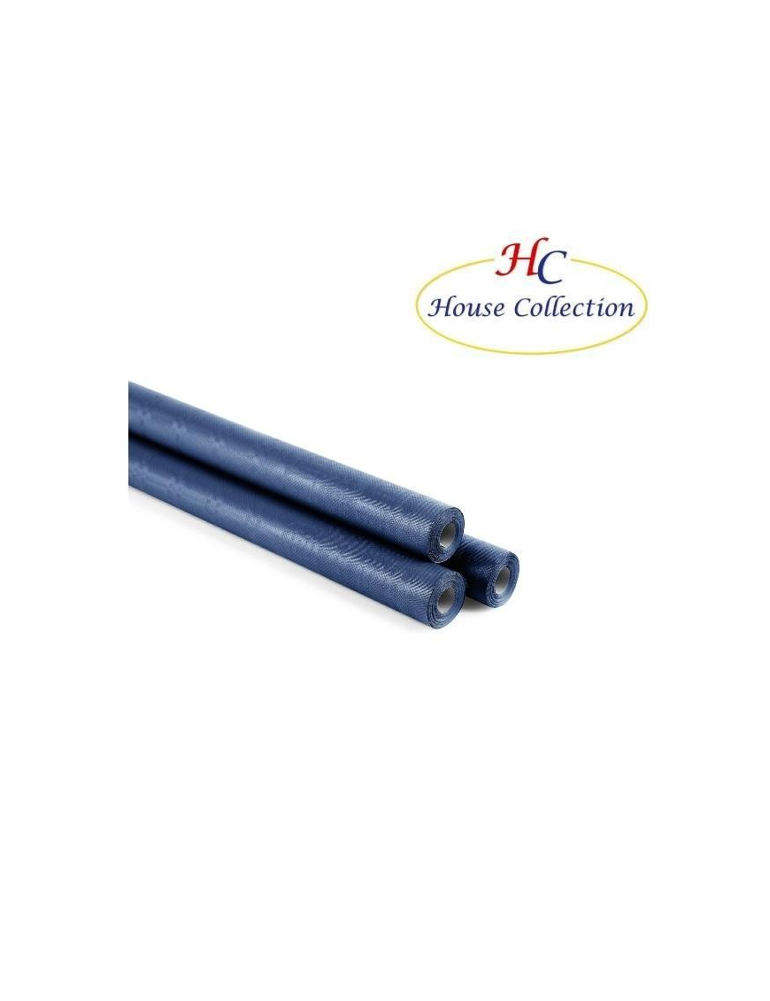 ROYAL BLUE EMBOSSED TABLECLOTH ROLL 7x1.18m